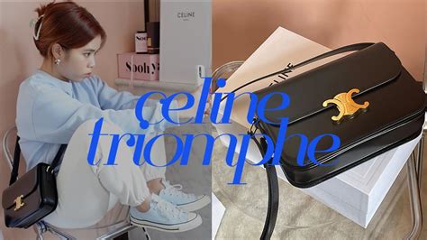 celine triomphe ของแท้ดูยังไง|สัญลักษณ์ celine ราคา.